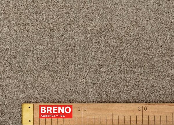 Breno Metrážový koberec PISSARRO 47, šíře 300 cm, Hnědá/Béžová