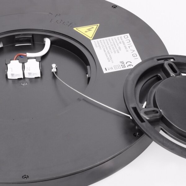 Brilagi - LED Stropní svítidlo ESTELA LED/18W/230V černá