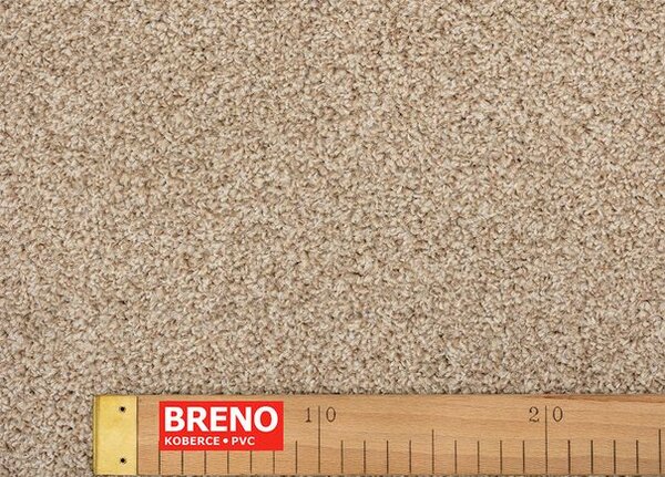 Breno Metrážový koberec ALPHA 91, šíře 400 cm, Béžová