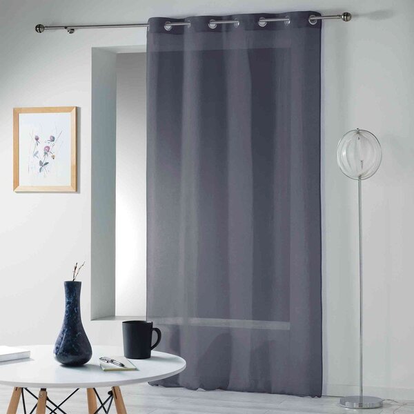 Antracitová záclona 140x280 cm Telma – douceur d'intérieur