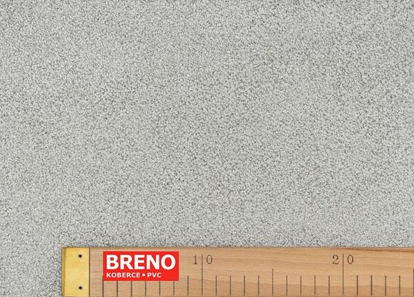 Breno Metrážový koberec TENDER 94, šíře 400 cm, Šedá