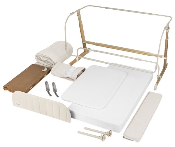 Lionelo - Dětská postýlka 5v1 THOMI PLUS Beige Sand