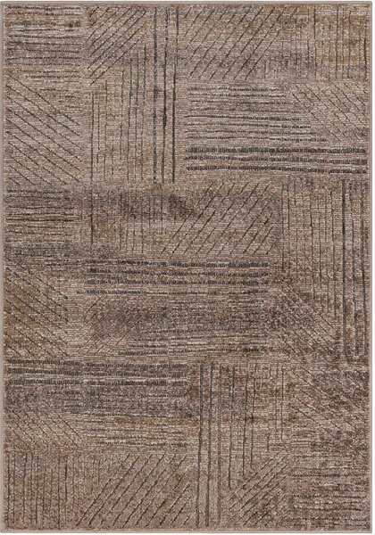 Breno Kusový koberec AMARNA 44002/E7CS, 80x120 cm, Vícebarevné/Hnědá