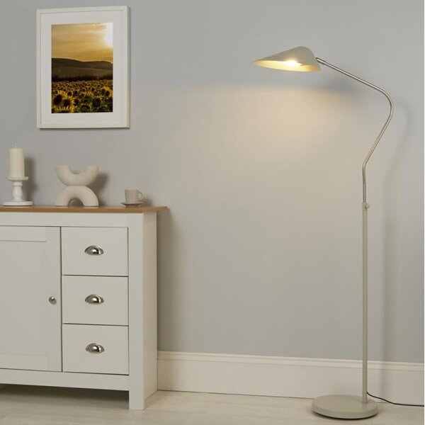 Searchlight EU60420WH Teleskopická stojací lampa SWAN bílá