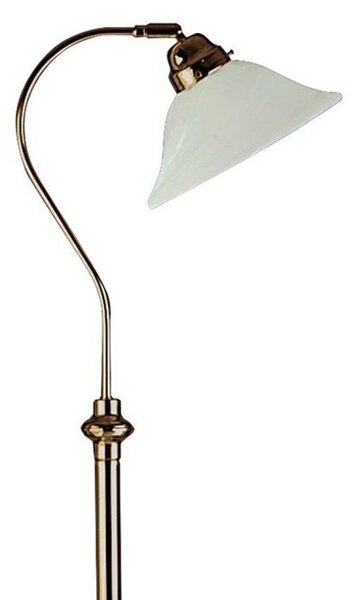 Searchlight EU9122AB Stylová stojací lampa SCAVO patina, sklo