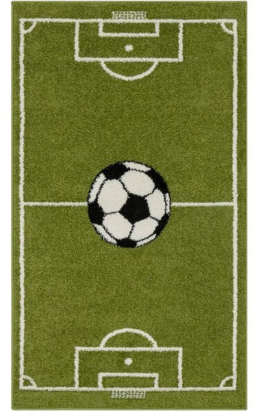Breno Kusový koberec FUNKY TOP HOP Kiwi, 80x120 cm, Vícebarevné/Zelená