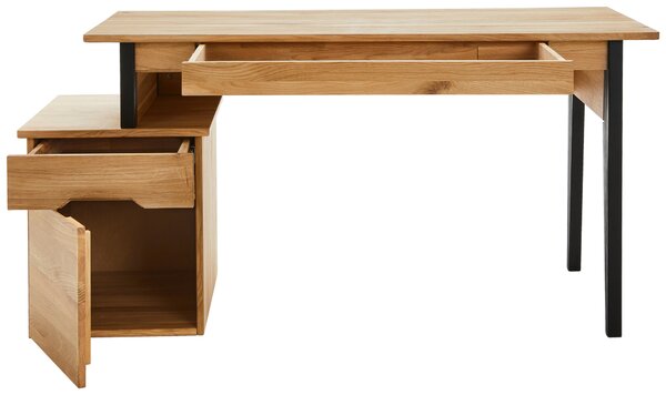 PSACÍ STŮL, barvy dubu, 156,7/65/74,2 cm Linea Natura - Kancelářské stoly