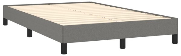 Box spring postel s matrací tmavě šedá 120x190 cm textil 3269658
