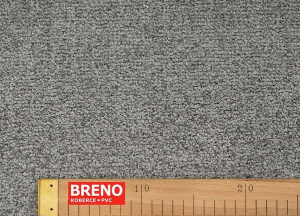 Breno Metrážový koberec VIVA 95, šíře 400 cm, Šedá