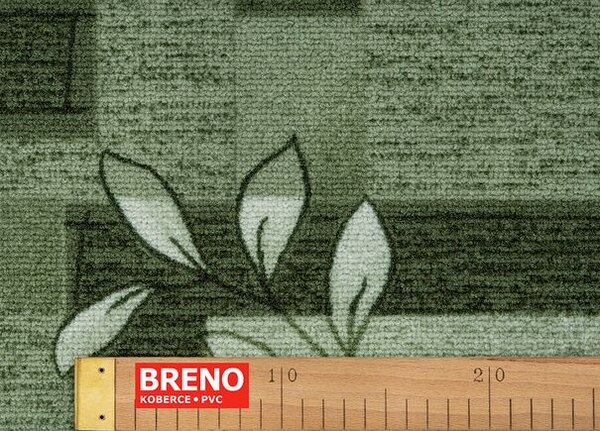 Breno Metrážový koberec AMALIA 27, šíře 400 cm, Zelená