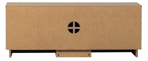 TV stolek z dubového dřeva v přírodní barvě 133x52x45 cm Zuma – WOOOD