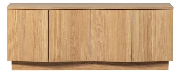 TV stolek z dubového dřeva v přírodní barvě 133x52x45 cm Zuma – WOOOD