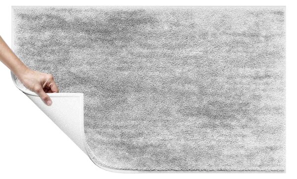GRUND ELYSIA - Koupelnová předložka stříbrná Rozměr: 50x60 cm