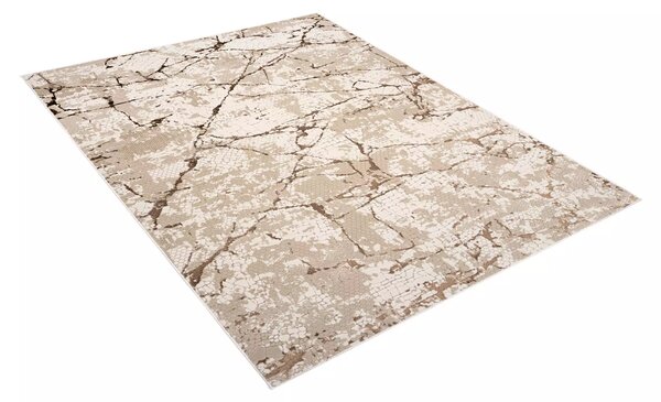 Makro Abra Moderní kusový koberec PARMA NW01A Abstraktní Beton hnědý Rozměr: 120x170 cm