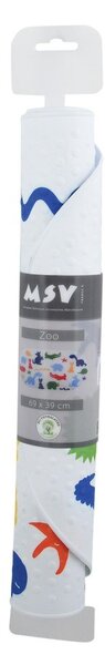Dětská protiskluzová podložka do vany 39x69 cm Zoo – MSV