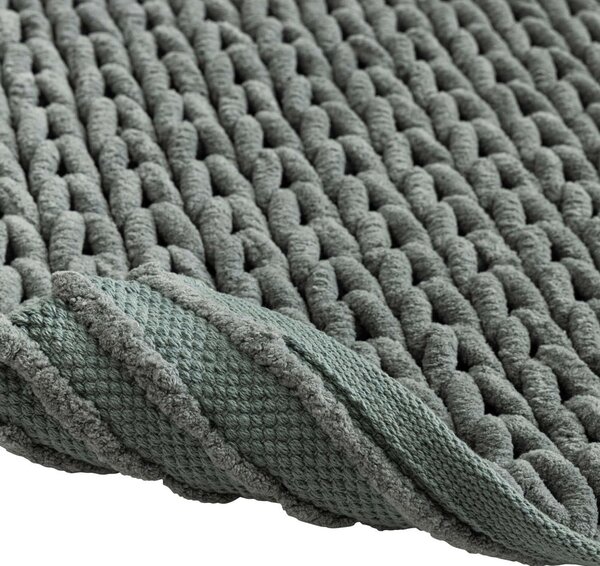Zelená koupelnová předložka 50x80 cm Ariel – douceur d'intérieur