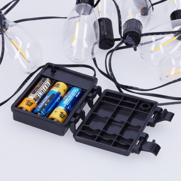 Brilagi - LED Venkovní girlanda 10xLED/3xAA 3,2m IP44 teplá bílá