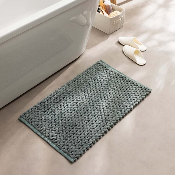 Zelená koupelnová předložka 50x80 cm Ariel – douceur d'intérieur