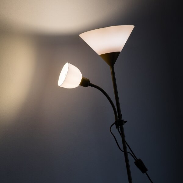 Brilagi - Stojací lampa ARIANA 1xE27/100W/230V + 1xE14/25W zlatá