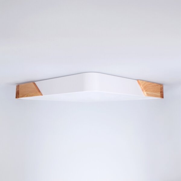 Brilagi - LED Stmívat. svítidlo PILANA LED/48W/230V dub/bílá 42x42 cm + DO