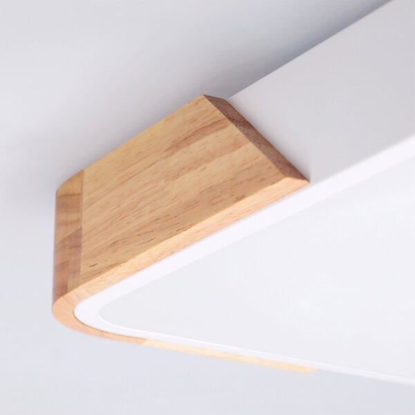 Brilagi - LED Stmívat. svítidlo PILANA LED/48W/230V dub/bílá 42x42 cm + DO