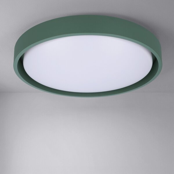 Brilagi - LED Stmív. svítidlo MATTEO LED/48W/230V 3000-6500K pr. 41 cm zelená+DO