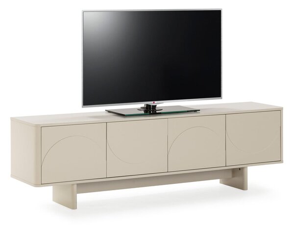 Krémový TV stolek 180x55x40 cm Solei – MOME