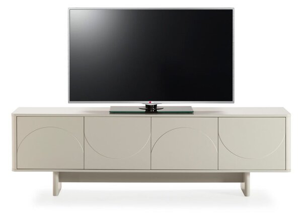 Krémový TV stolek 180x55x40 cm Solei – MOME
