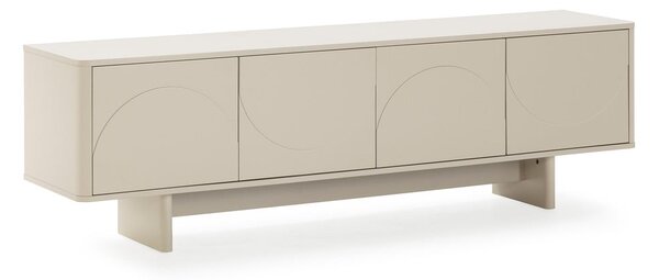 Krémový TV stolek 180x55x40 cm Solei – MOME