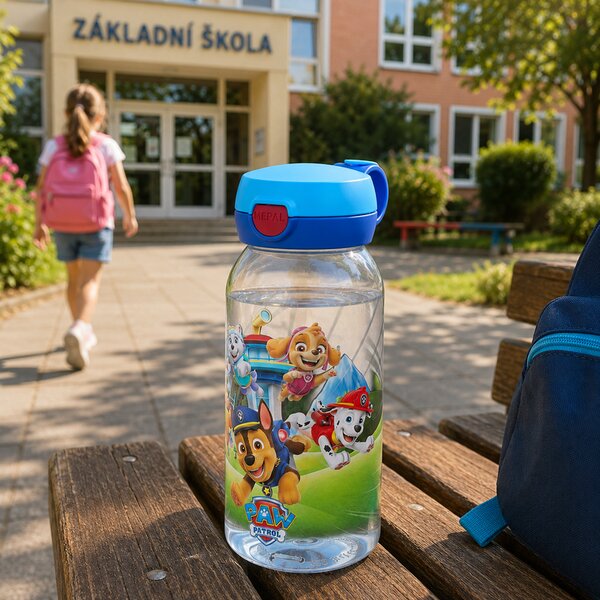 Dětská láhev Campus, 600ml, Mepal, Tlapková patrola, štěňata