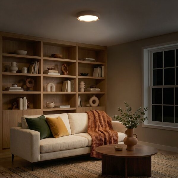 Brilagi - LED Stropní svítidlo MATTEO LED/24W/230V pr. 31 cm taupe