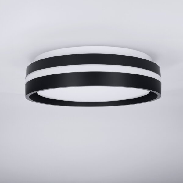 Brilagi - LED Stropní svítidlo NAOMI LED/24W/230V pr. 28,5 cm černá