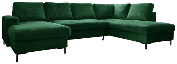 SEDACÍ SOUPRAVA, textil, smaragdově zelená MID.YOU - Sedací soupravy, Online Only