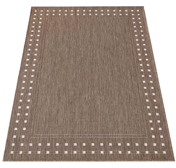Makro Abra Kusový koberec Sisalový PATIO 11 Klasický Venkovní Vnitřní hnědý Rozměr: 80x150 cm