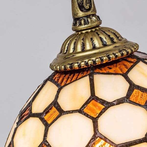 Brilagi - Tiffany vitrážová nástěnná lampa DORAN 1xE27/40W/230V