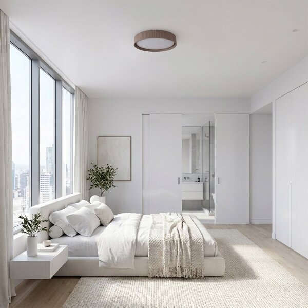 Brilagi - LED Stmívatelné stropní svítidlo LUCIA LED/48W/230V pr. 41 cm taupe+DO