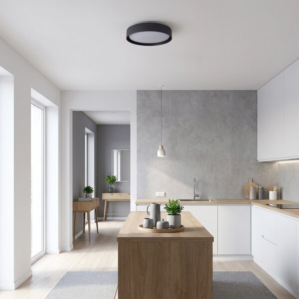 Brilagi - LED Stmívatelné stropní svítidlo LUCIA LED/48W/230V pr. 41 cm černá+DO