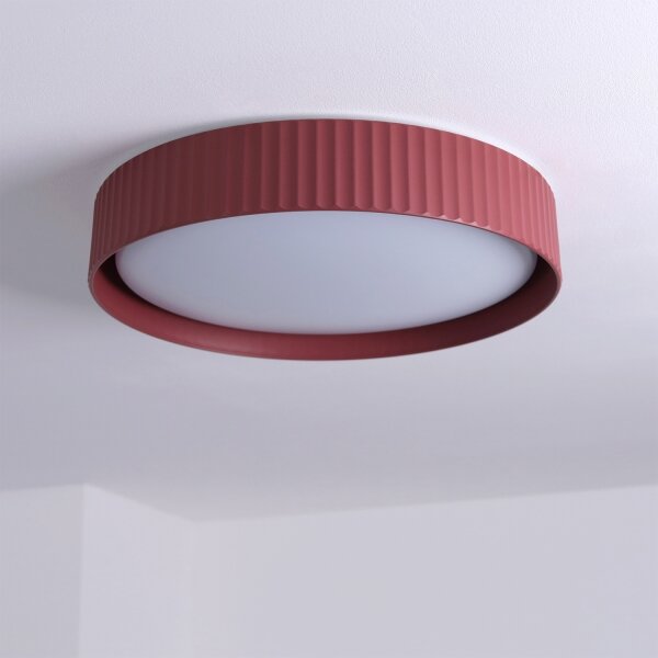 Brilagi-LED Stmívatelné stropní svítidlo LUCIA LED/48W/230V pr. 41 cm červená+DO