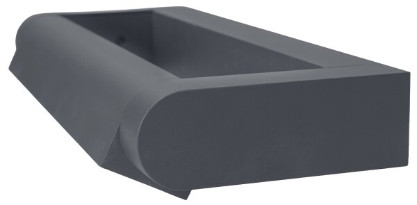 Brilagi -LED Venkovní nástěnné svítidlo SALERNO LED/12W/230V 35,5 cm antrac IP65