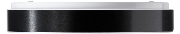 OS DEL52593 DELIA C2 stropní/nástěnné plastové svítidlo bílá / černá IP54 2x25W E27 HF - OSMONT