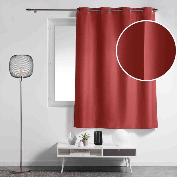 Červený závěs 140x180 cm Essentiel – douceur d'intérieur
