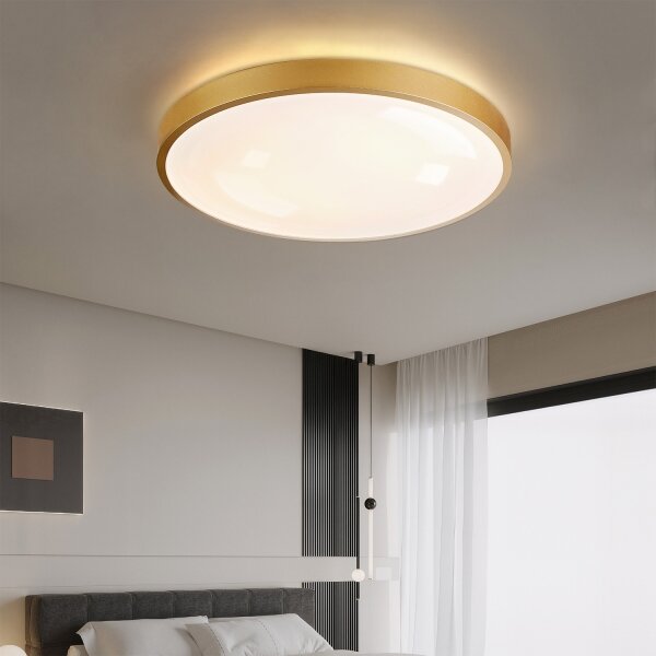 Brilagi - LED Stmívat. svítidlo GLASS POOL DOUBLE LED/80W/230V 60 cm zlatá + DO