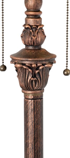 Brilagi - Tiffany vitrážová stojací lampa FOLIA 2xE27/60W/230V