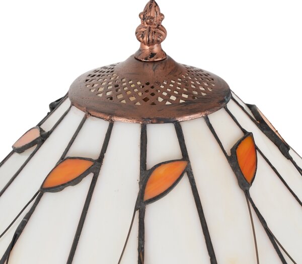 Brilagi - Tiffany vitrážová stojací lampa FOLIA 2xE27/60W/230V