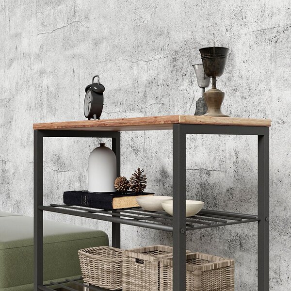 Černý kovový botník Layk – Kalune Design