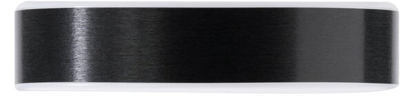 OS DEL52616 DELIA CV1 stropní/nástěnné plastové polovestavné svítidlo bílá / černá IP44 25W E27 HF - OSMONT