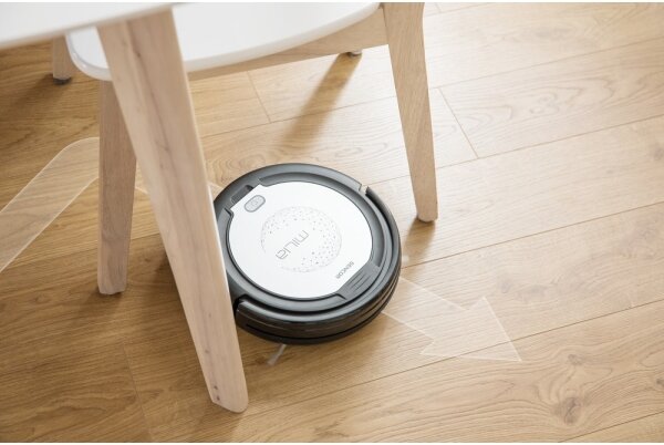Sencor - Robotický vysavač s mopem 2v1 15W/14,4V 1500 mAh černá