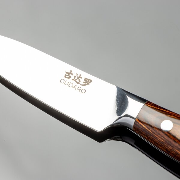 Gudaro - Damaškový kuchyňský nůž FENG 3,5", 67 vrstev oceli, délka 9,5 cm