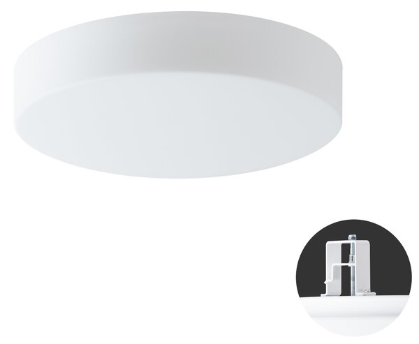 OS ELS55347 ELSA V3 stropní/nástěnné skleněné polovestavné svítidlo bílá IP44 2x25W E27 - OSMONT