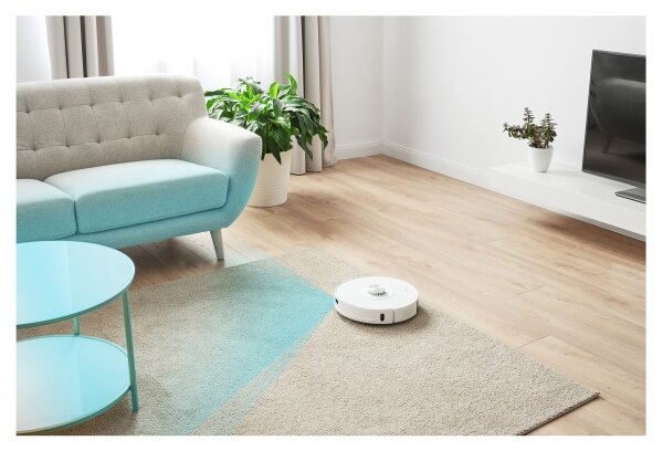 Sencor- Robotický vysavač s mopem 2v1 50W/5000 mAh Wi-Fi bílá + dálkové ovládání